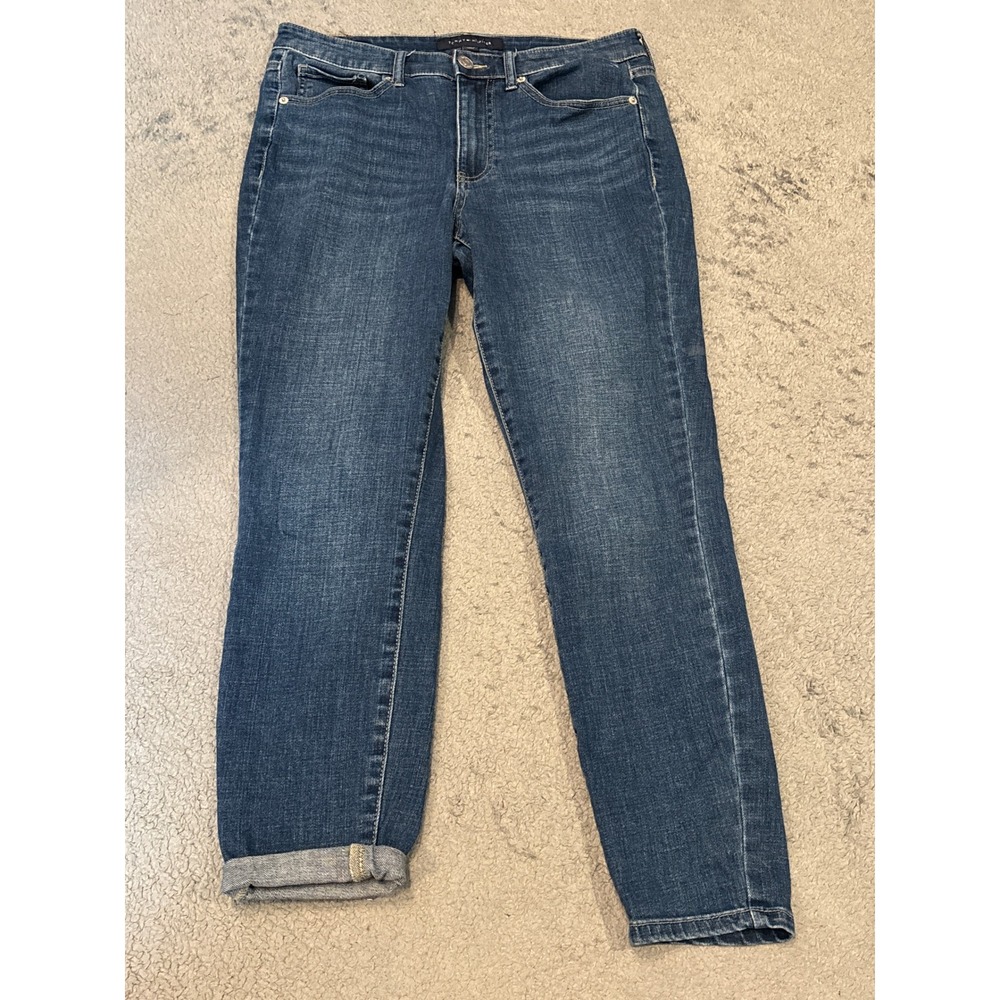 Tommy Hilfiger Tribeca Skinny Jeans Womens 8 Medium Wash Blue Denim Stretch